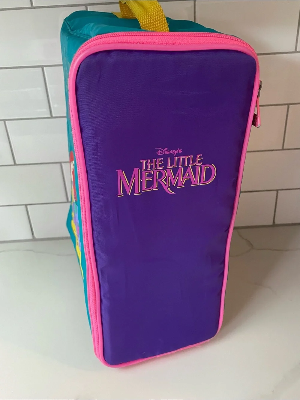 Vintage 1990s Disney’s The Little Mermaid Wiz Locker Backpack